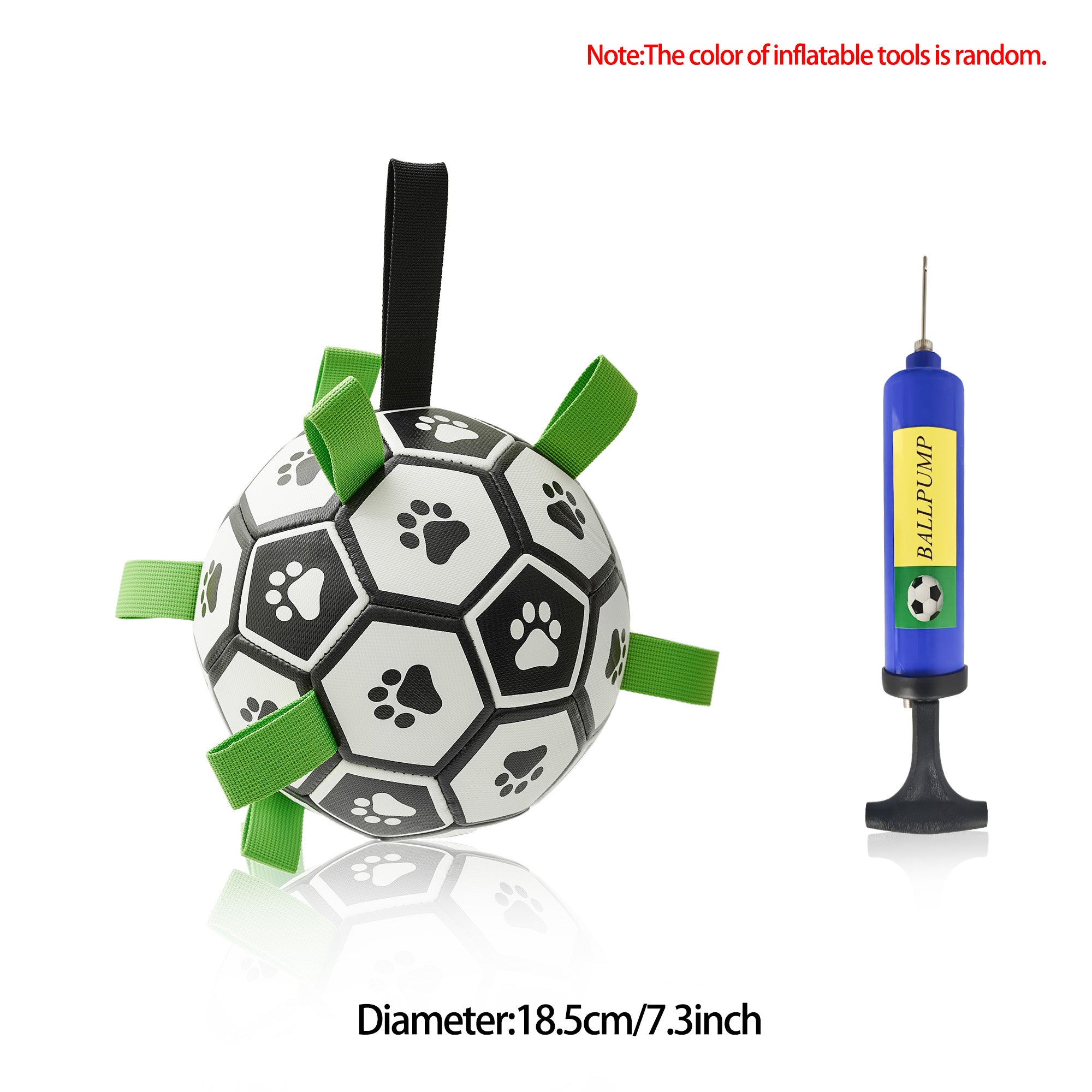 Ballon de football interactif pour chien