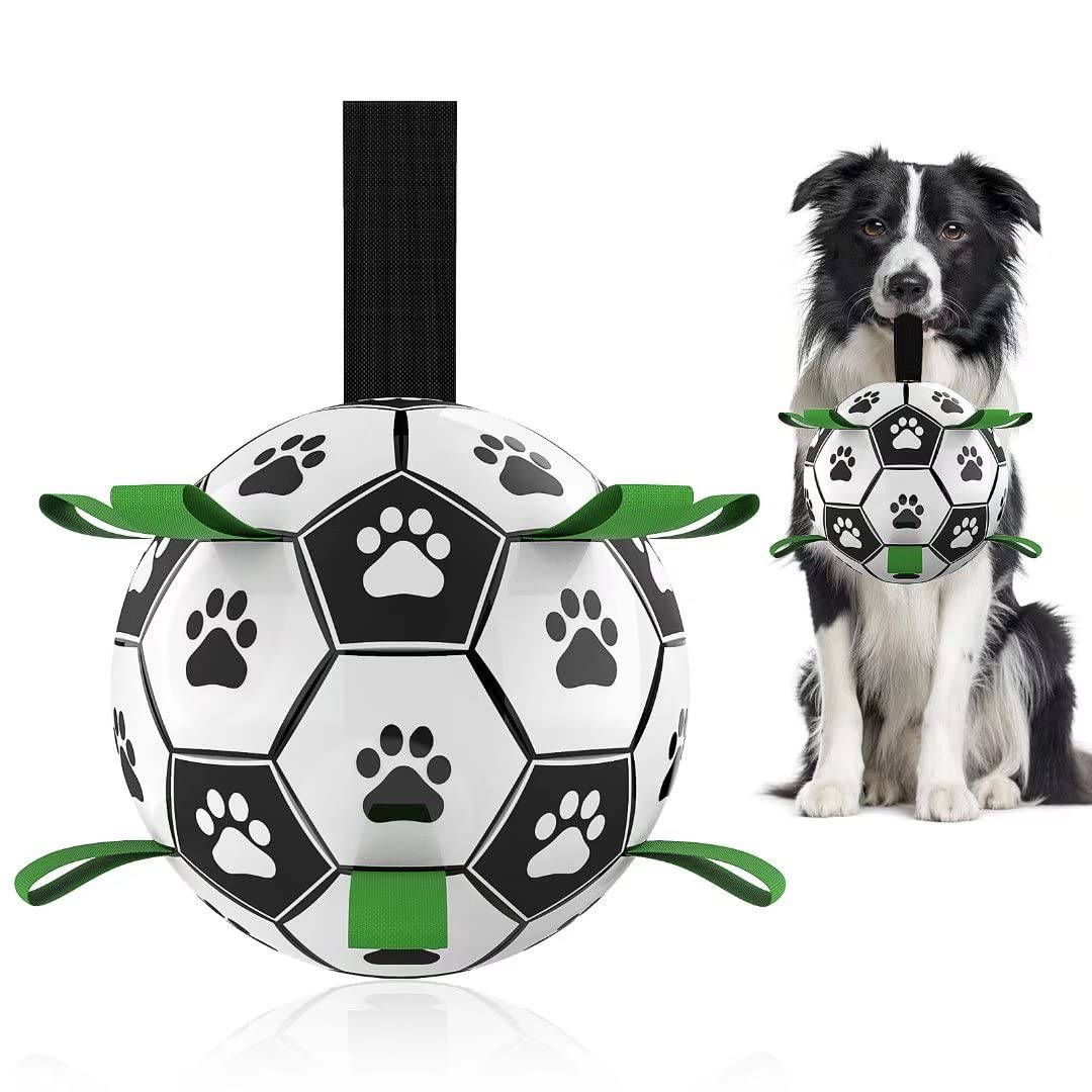 Ballon de football interactif pour chien